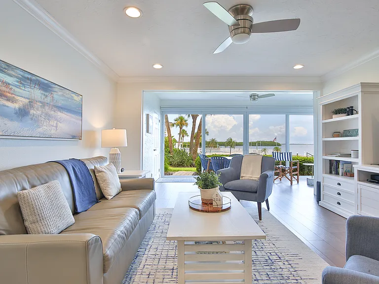 Bright modern living area