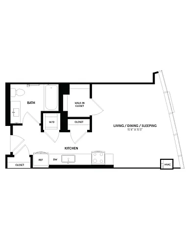 Floor plan Studio-03-04B