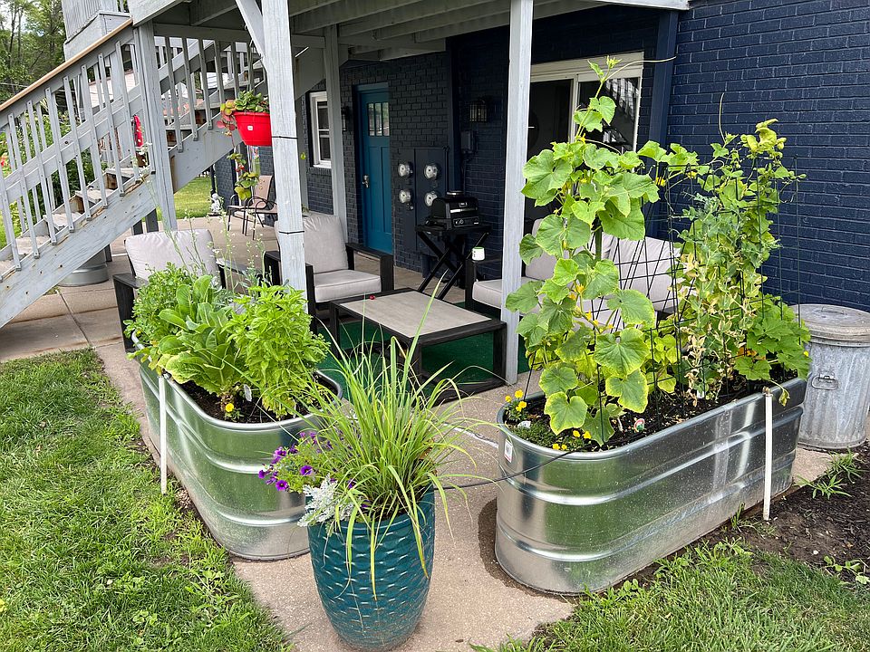 Bring fresh ingredients to your kitchen by planting your favorite herbs or veggies in the gardening containers!