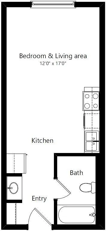 Floor plan Studio