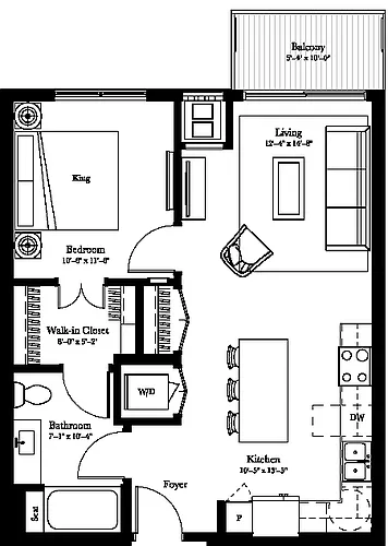 Floor plan Signature Lupine (A15.1s)