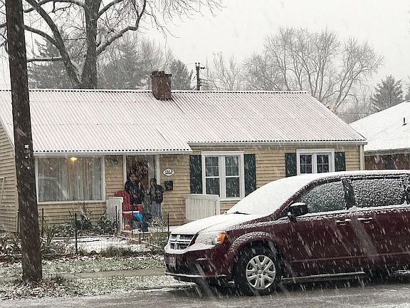 Main Facade-Snowy day