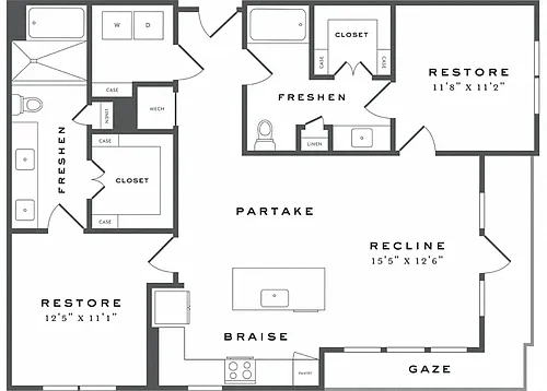 Floor plan B7
