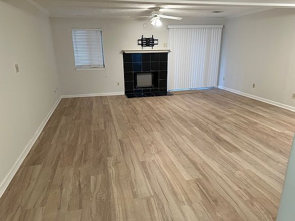 Main living area, new flooring