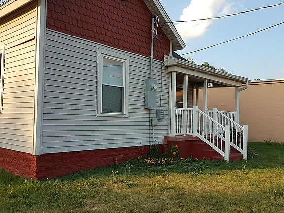 Southwest corner of house