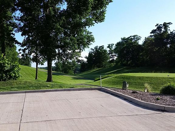 Parking Lot Cul-De-Sac at 9th Fairway of Amana Colonies Golf