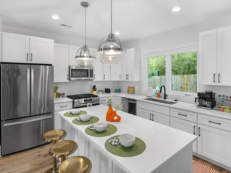 Plenty of counter space and cabinet storage