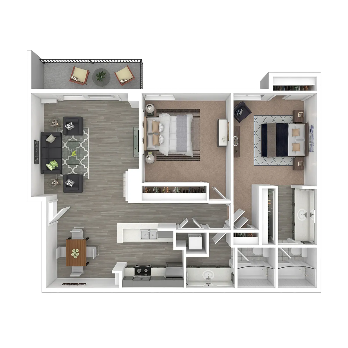 Floor plan 2X2
