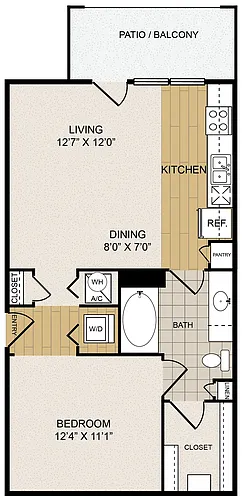 Floor plan Mid-rise E1
