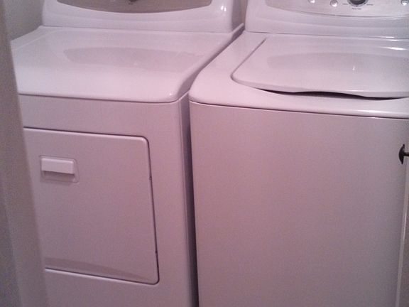 New washer and dryer