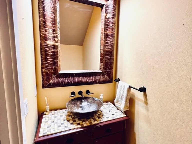 Downstairs powder room