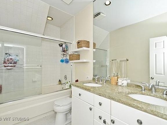 master bath with double vanity