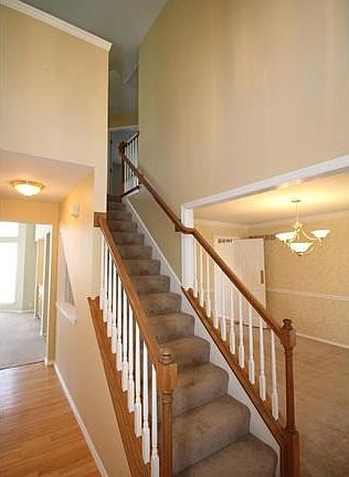 Two story foyer.