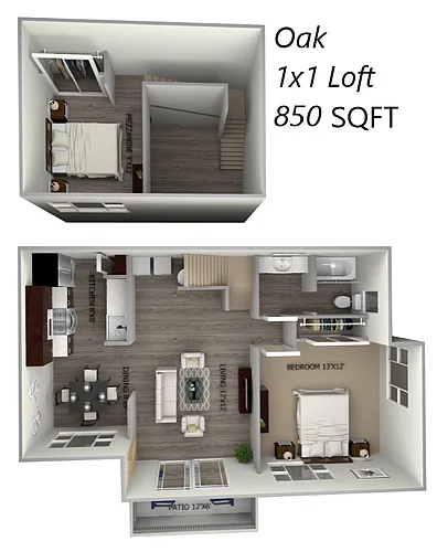 Floor plan Oak