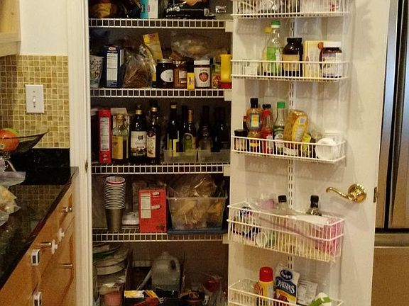 pantry in kitchen