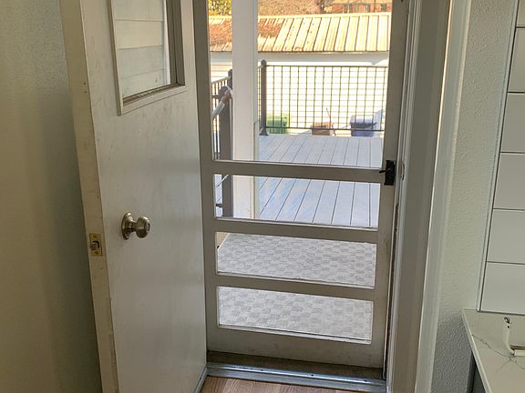 Back door & deck