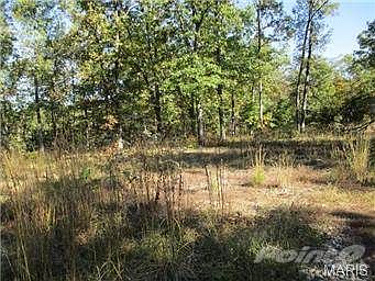 Another view of small open area near concrete slab.