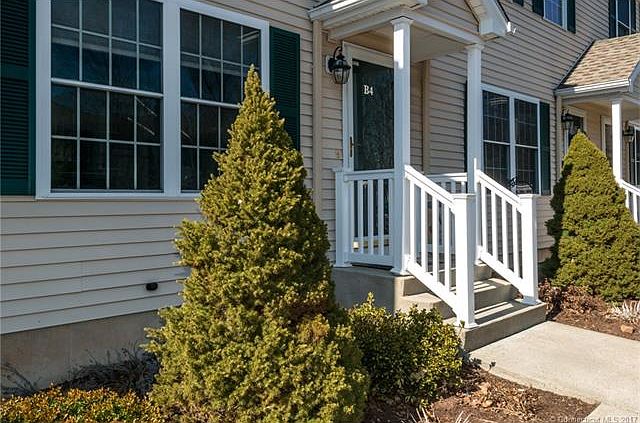 Unit has own private porch ...