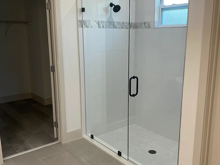 Master shower