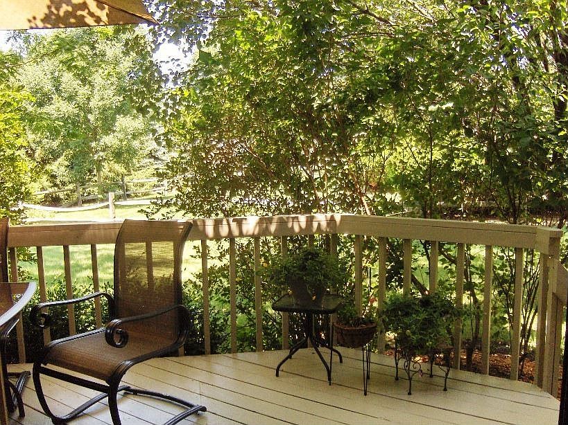 Private Deck off Kitchen