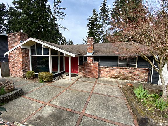 Front of house not including attached garage.