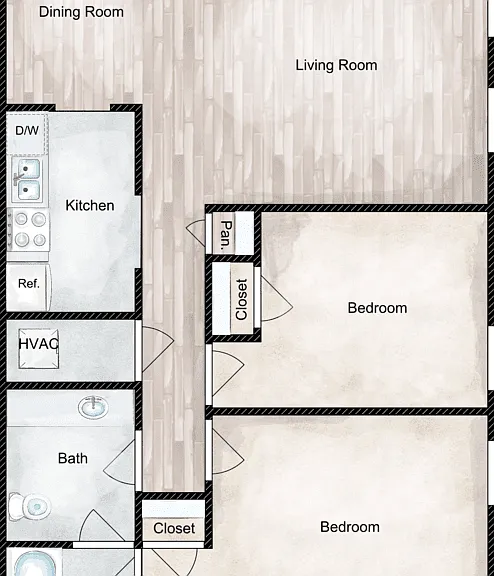 Louisville Floorplan Diagram