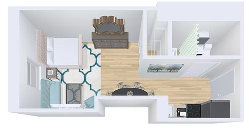 Floor plan studio 17