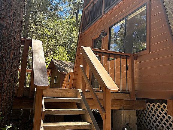 Steps to new deck and front 