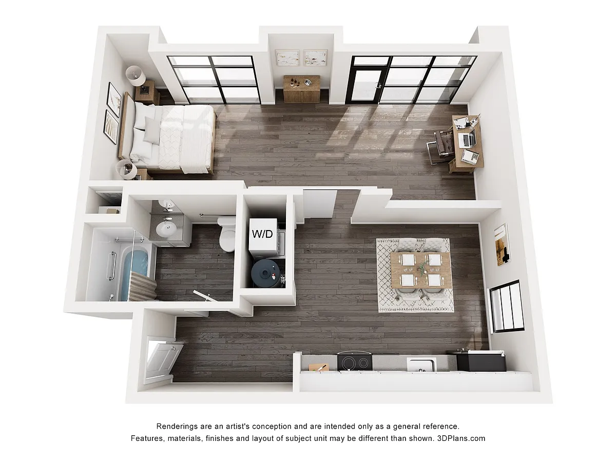 Floor plan Live Work
