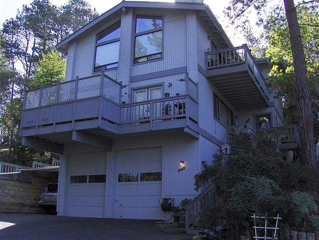 Secluded, ocean view home.