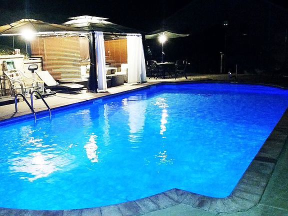 Poolside at Night