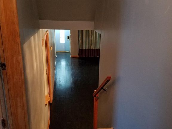 view of livingroom from staircase