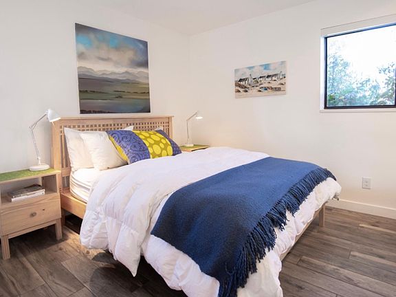 Master bedroom. Has ensuite bathroom and blackout shades