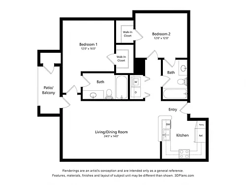 Floor plan B1