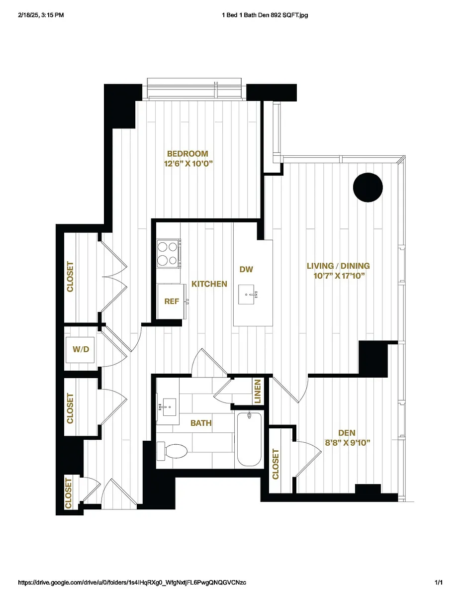 Floor plan A1DA