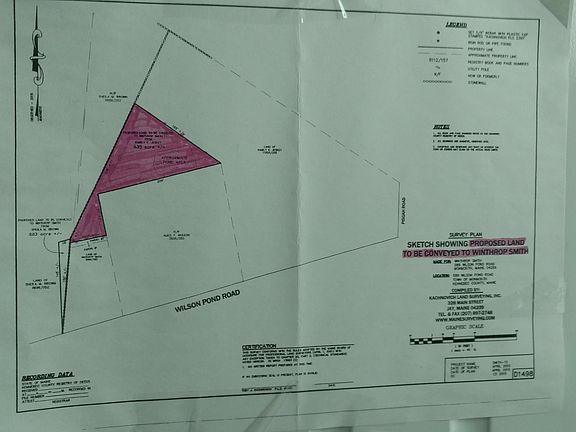 Land, added lots in pink