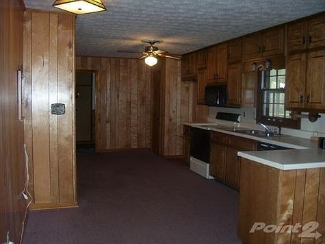 Stained Cabinets in Kitchen