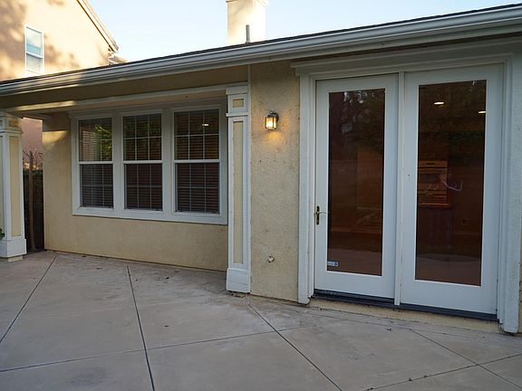 Backyard Patio, French Door off of Kitchen