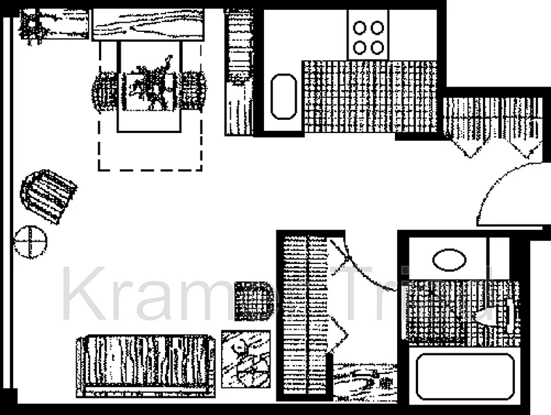 1 bed, 1.0 bath, 392 sqft, $1,600 — Photo 3