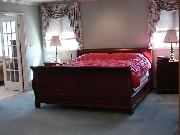 Master bedroom suite