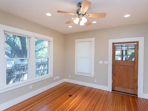Office with pocket doors for privacy