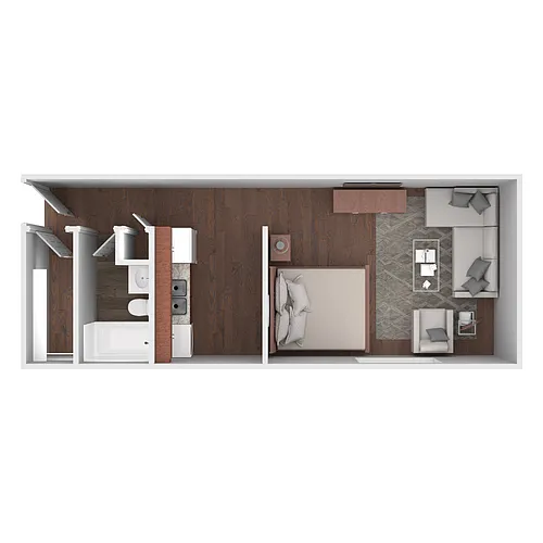 Floor plan Studio