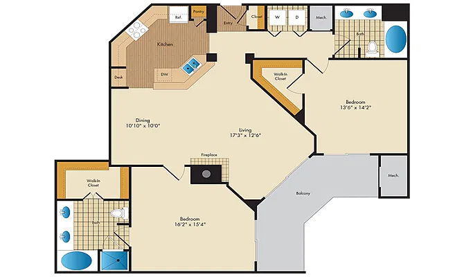 Floor plan B3