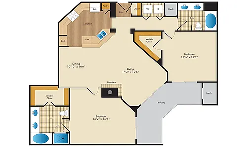 Floor plan B3
