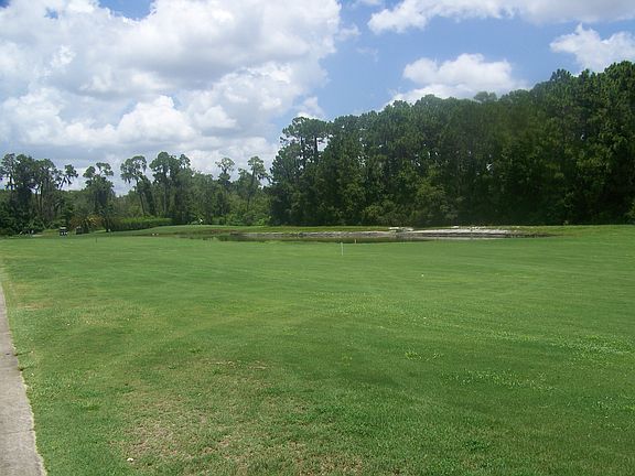 11th golf hole out back