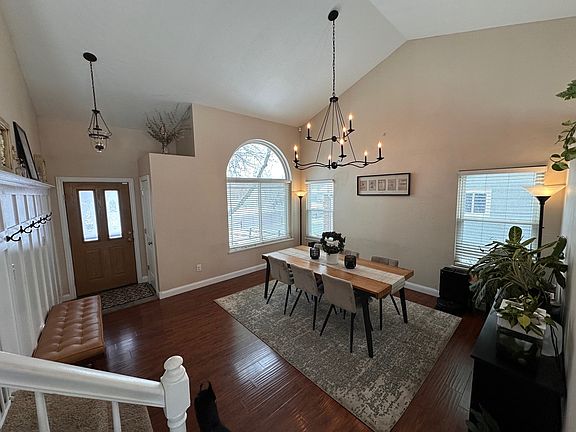 Entryway and front dinning/living room.