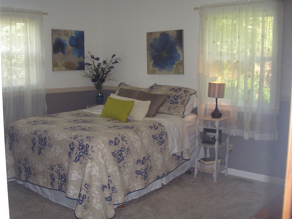 Well lit bedrooms