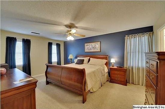 Large Master Bedroom easily fits King Bed
