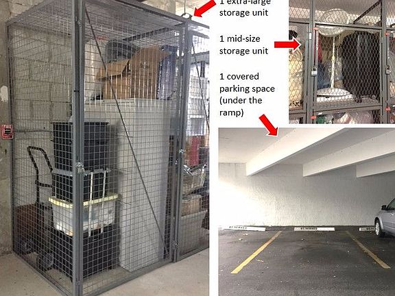 Storage and covered parking