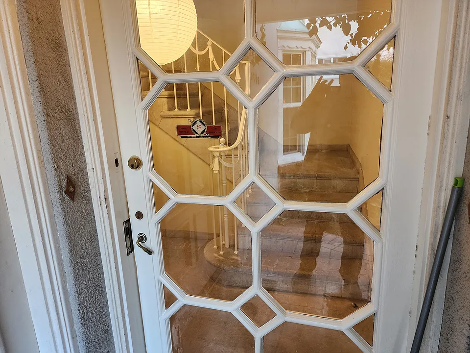 Private stairway shared with one other tenant